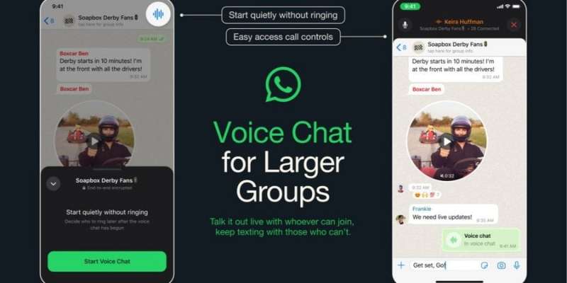Як в Discord. У WhatsApp з’являться групові голосові чати