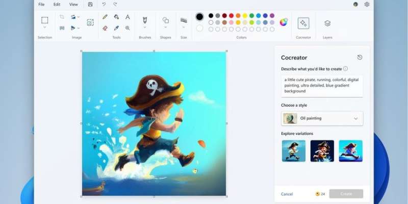 Paint мрії. Microsoft додала у Windows 11 генератор зображень з ШІ