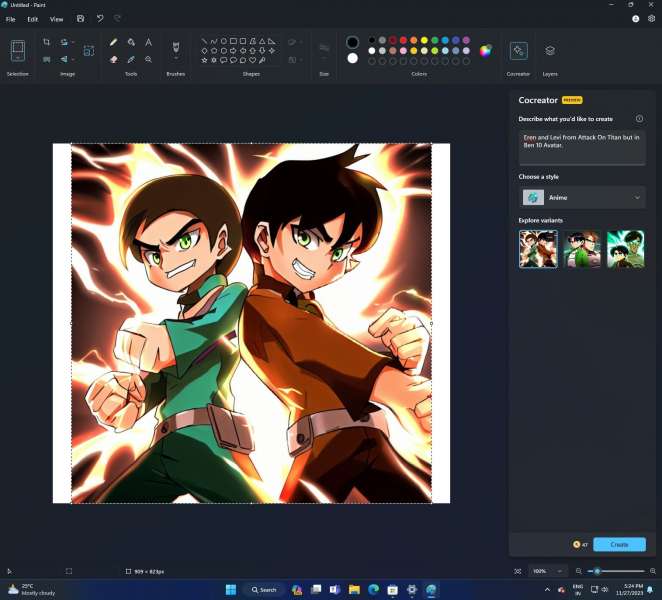 Paint мрії. Microsoft додала у Windows 11 генератор зображень з ШІ