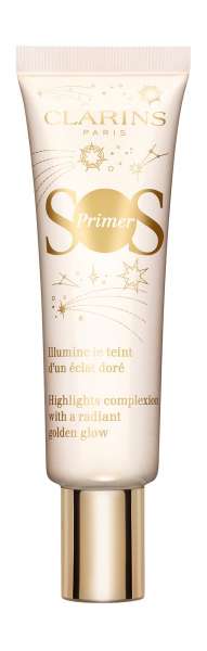 Clarins Summer Collection SOS Primer Gold Glow База под макияж со светоотражающими частицами